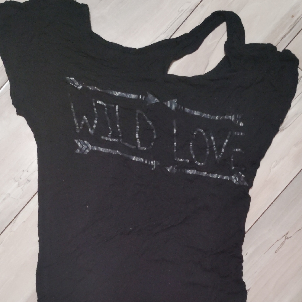 Black Wild Love Women's Top